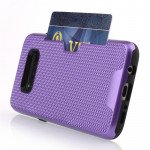 Wholesale Galaxy S8 Credit Card Hybrid Case (Black)
